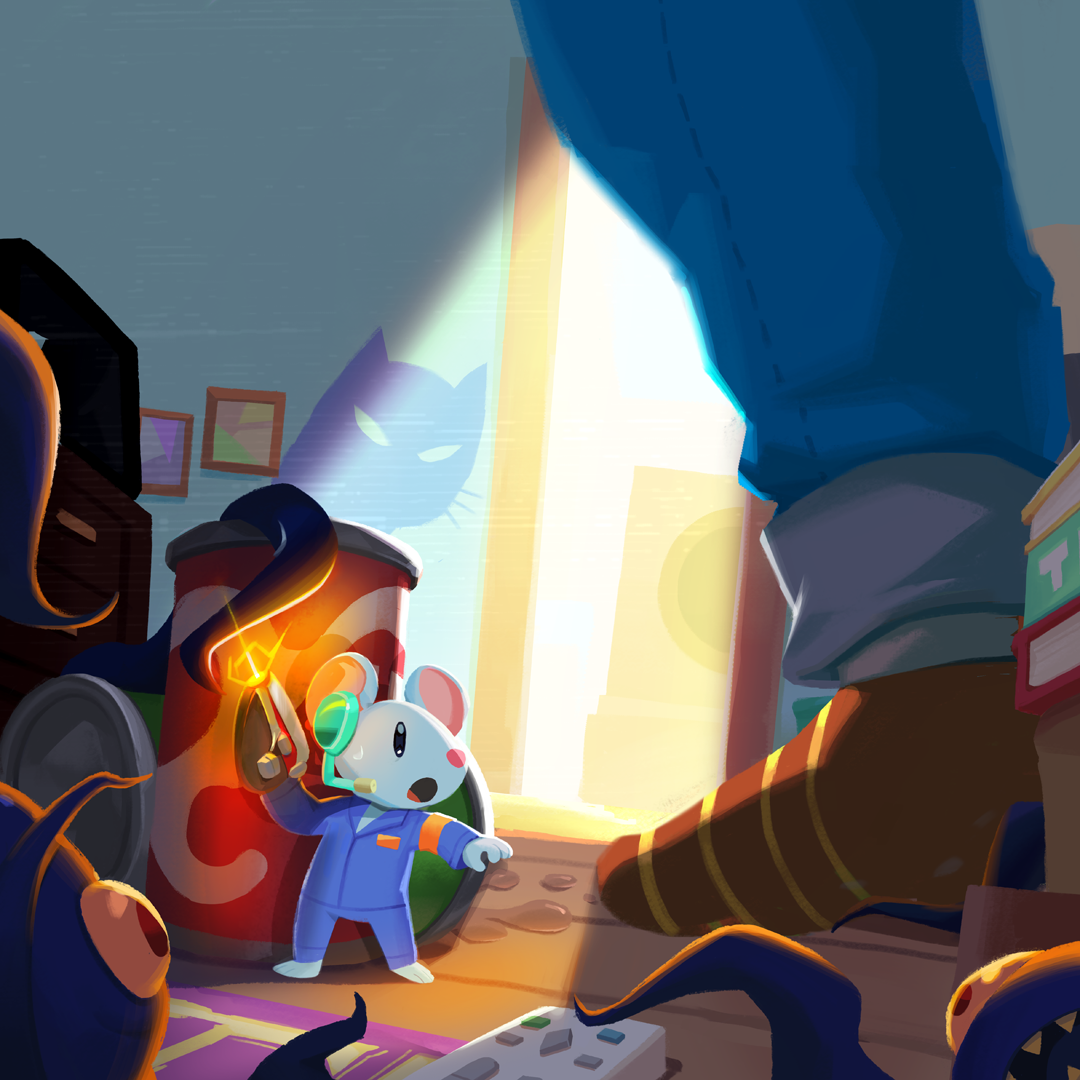 Featured promotional square art